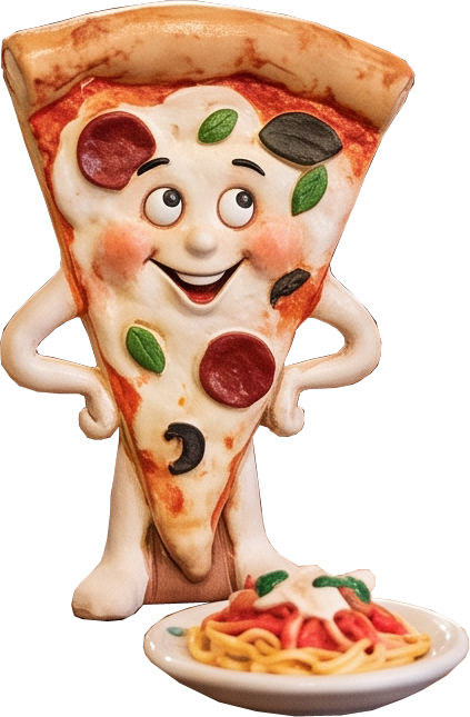 Pizza Maskottchen