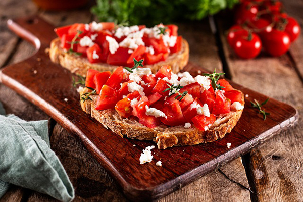 Bruschetta mit Tomaten