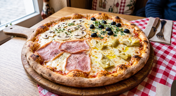 Pizza Vierjahreszeiten