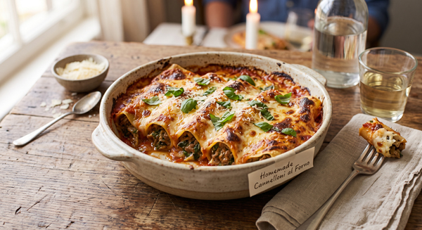 Hausgemachte Cannelloni al Forno