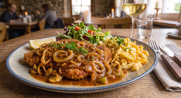 Zwiebelschnitzel